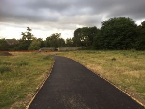 Tarmacked path